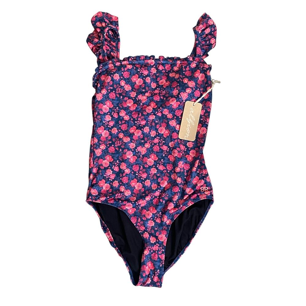 NWT Albion The Mimi One Piece Berry Micro Floral Swimsuit S